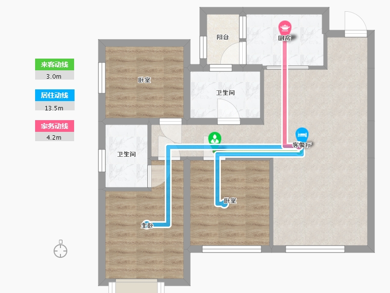 四川省-成都市-东原亲亲里-71.20-户型库-动静线