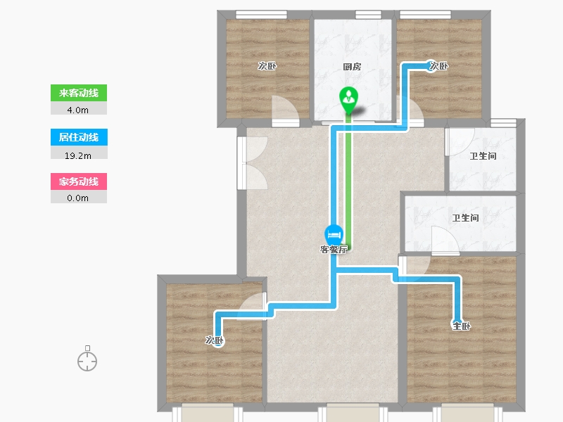 北京-北京市-越秀·天玥-85.31-户型库-动静线