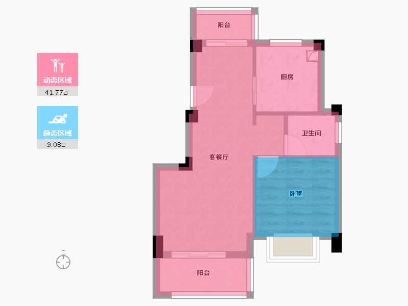 湖北省-恩施土家族苗族自治州-茅田生态旅游度假区-45.00-户型库-动静分区