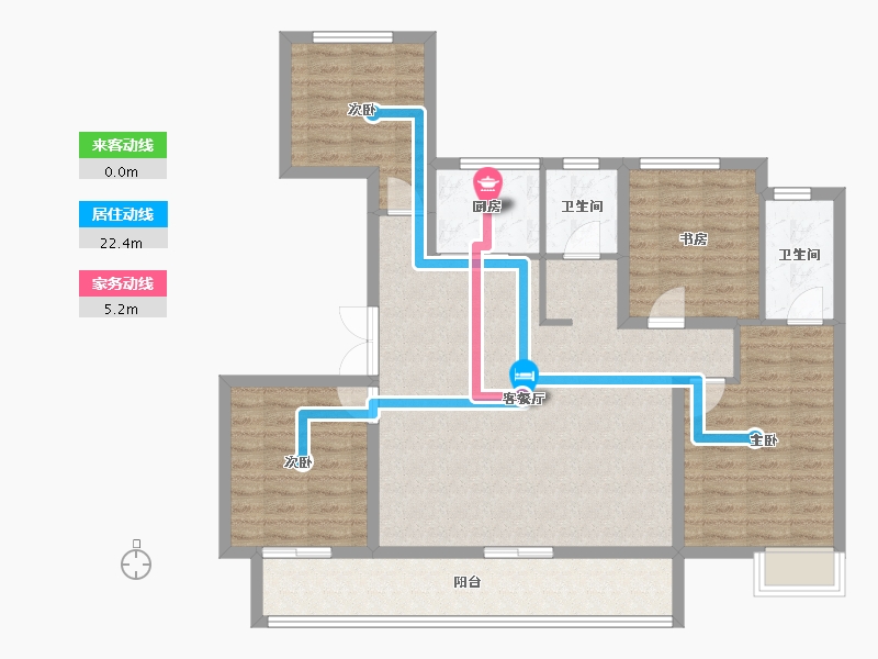 山西省-阳泉市-亿博天玺-106.91-户型库-动静线