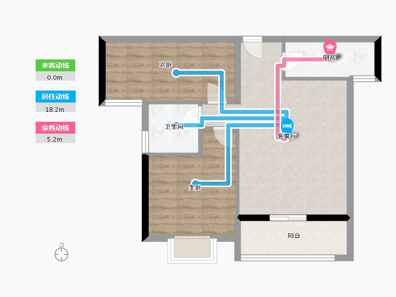 福建省-泉州市-翰文府-62.00-户型库-动静线