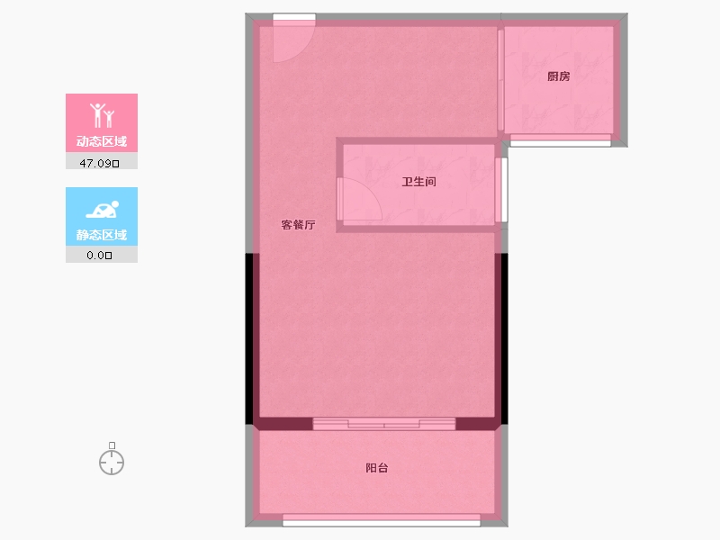 福建省-泉州市-湖璟天城-42.30-户型库-动静分区