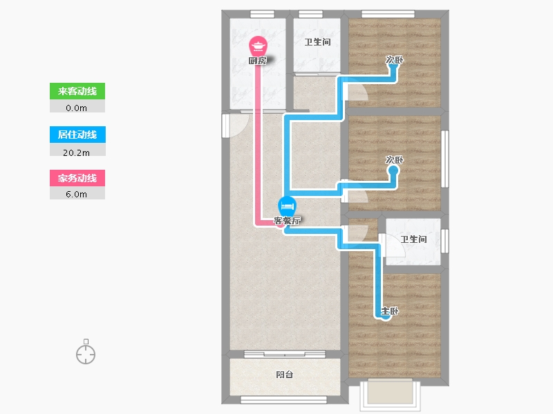 甘肃省-庆阳市-学熙府-79.41-户型库-动静线