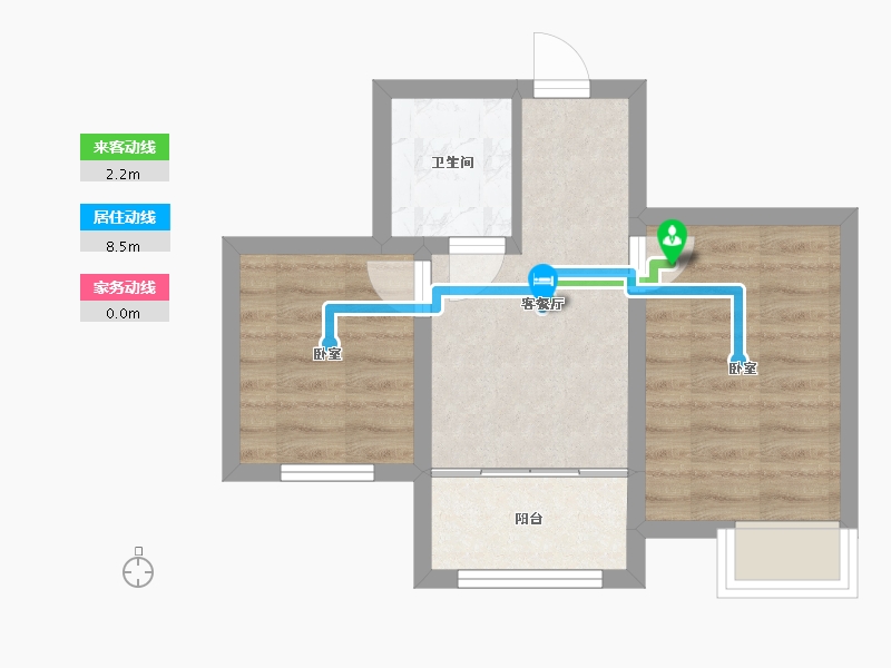 山东省-烟台市-金晖水清木华-38.55-户型库-动静线