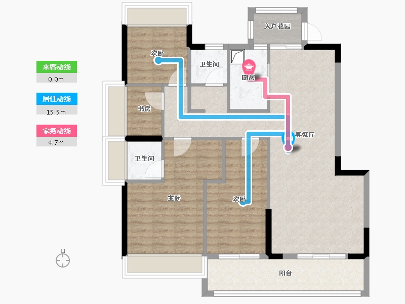 福建省-三明市-凤凰豪庭-99.76-户型库-动静线