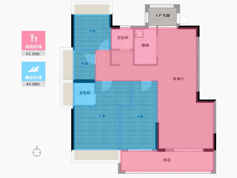 福建省-三明市-凤凰豪庭-99.76-户型库-动静分区