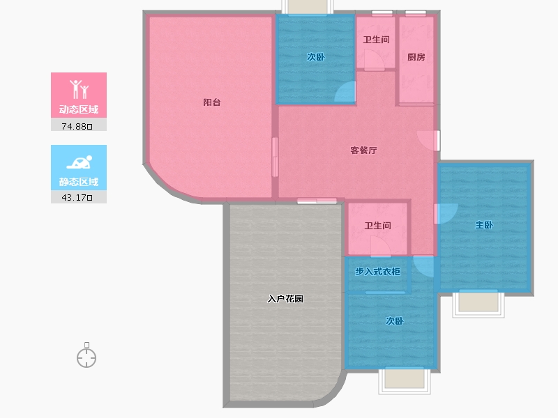 山西省-晋中市-京师城市森林花园-139.40-户型库-动静分区