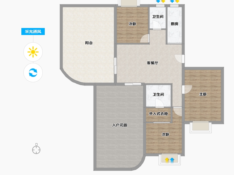 山西省-晋中市-京师城市森林花园-139.40-户型库-采光通风