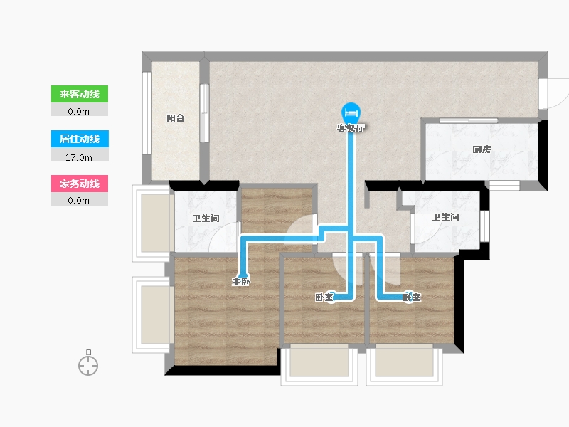 广东省-深圳市-安居凤桐苑-59.93-户型库-动静线