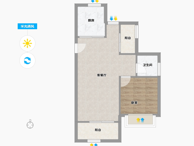 湖北省-恩施土家族苗族自治州-茅田生态旅游度假区-49.57-户型库-采光通风