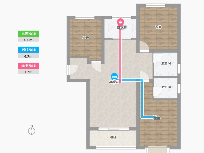 河北省-沧州市-逸成学府-93.00-户型库-动静线