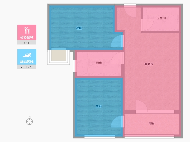 河北省-石家庄市-幸福城-70.93-户型库-动静分区