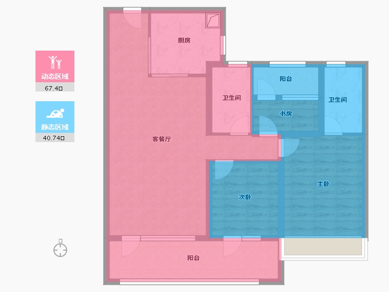 山东省-青岛市-青铁安澜地-96.02-户型库-动静分区