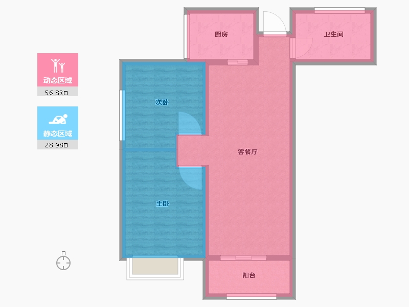 河南省-安阳市-广厦书香九里-77.01-户型库-动静分区