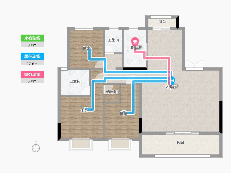 浙江省-温州市-江海云著-114.30-户型库-动静线