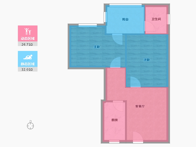 广西壮族自治区-桂林市-宜和云天-43.00-户型库-动静分区