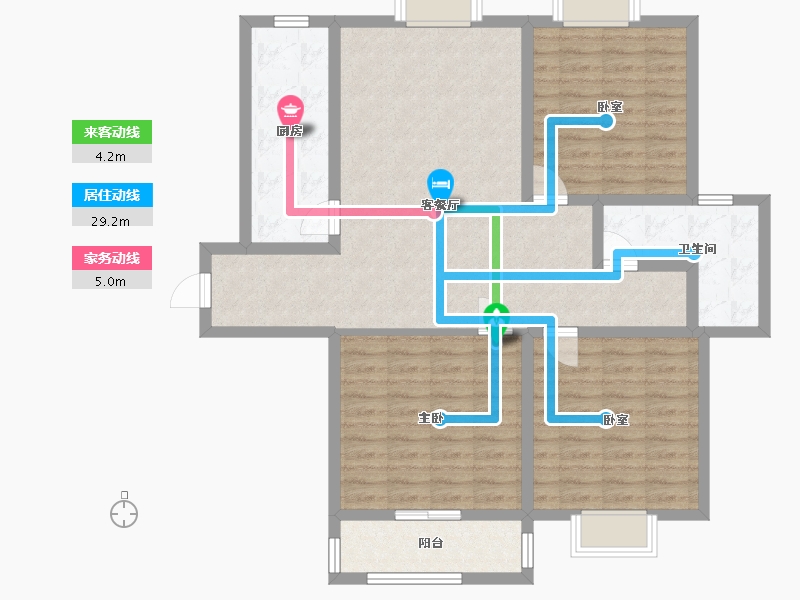 江苏省-连云港市-晟晖香堤国际-106.00-户型库-动静线