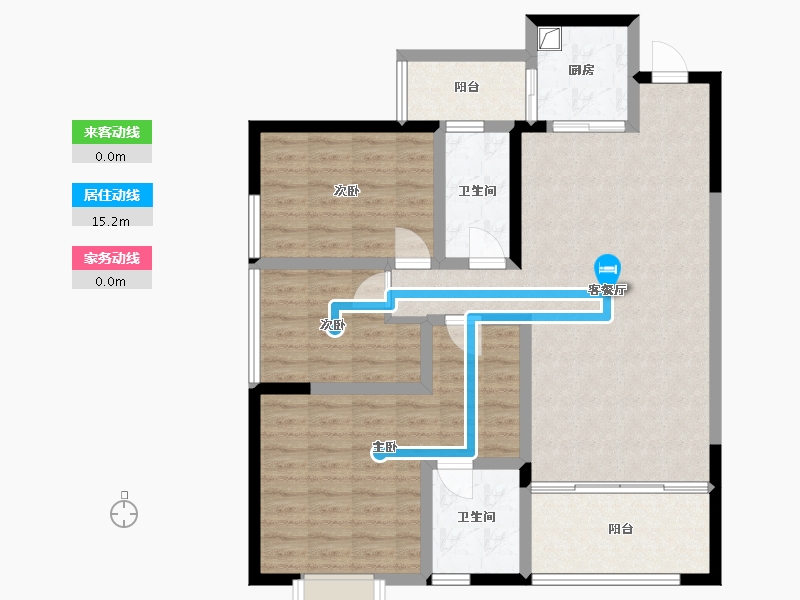 四川省-凉山彝族自治州-金沙锦城3期-100.00-户型库-动静线