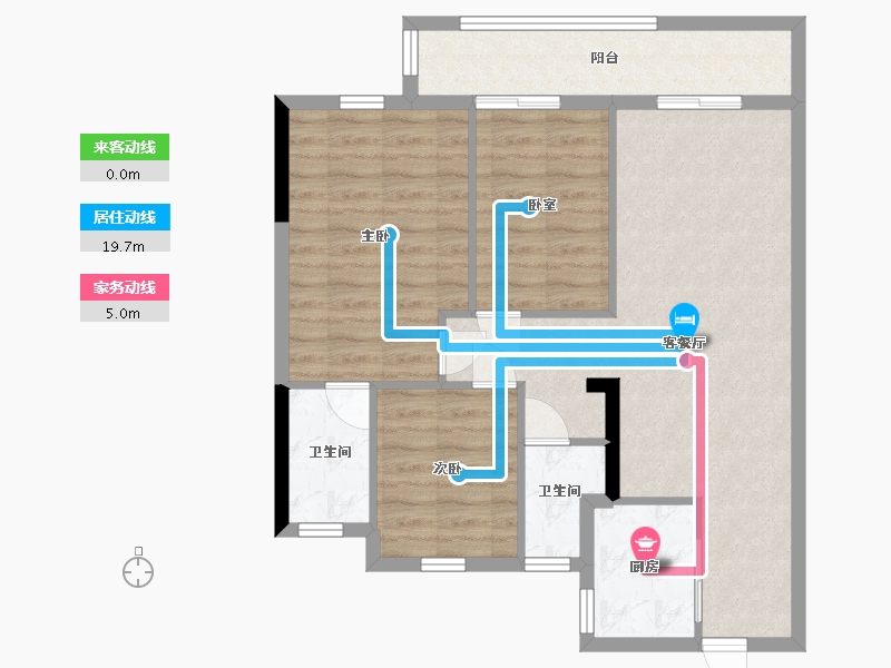 福建省-福州市-融信海纳新潮-84.00-户型库-动静线