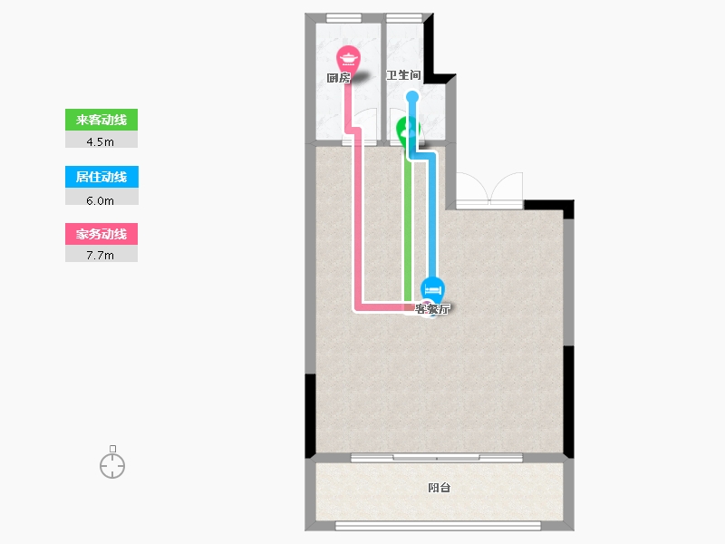 浙江省-温州市-江海云著-65.00-户型库-动静线