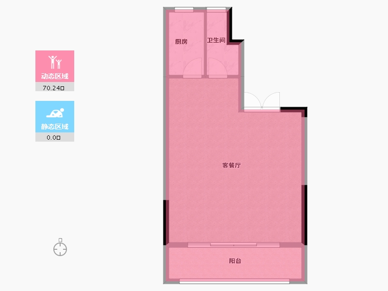 浙江省-温州市-江海云著-65.00-户型库-动静分区