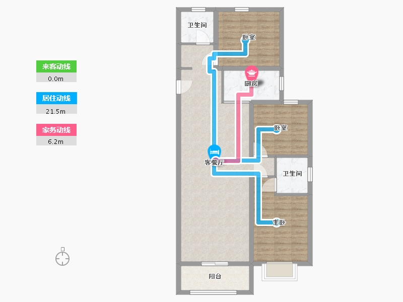 山西省-临汾市-晨光学院-108.72-户型库-动静线