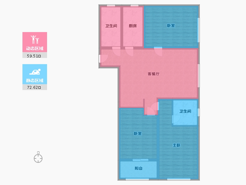 江苏省-盐城市-盐城金融城-119.20-户型库-动静分区