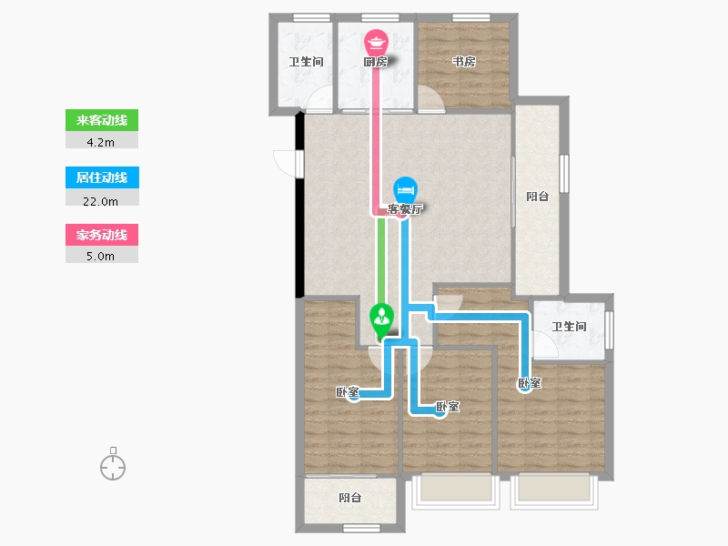 浙江省-金华市-商城大陈印象-102.78-户型库-动静线