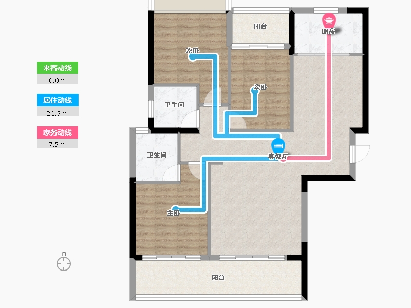 广东省-汕头市-联泰·香域滨江三期-100.50-户型库-动静线