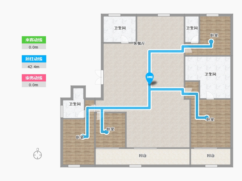 浙江省-宁波市-绿城东投·凤鸣云翠-221.13-户型库-动静线