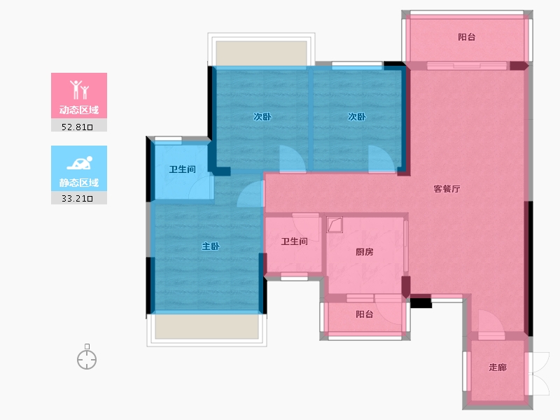 广西壮族自治区-柳州市-联盟新城-81.44-户型库-动静分区