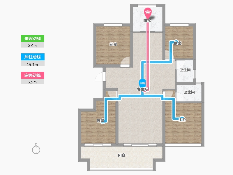 河南省-开封市-永美·尚院-106.89-户型库-动静线