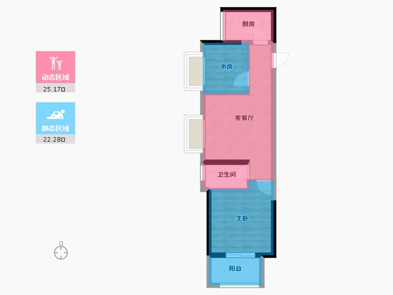 浙江省-杭州市-清正源府-41.47-户型库-动静分区