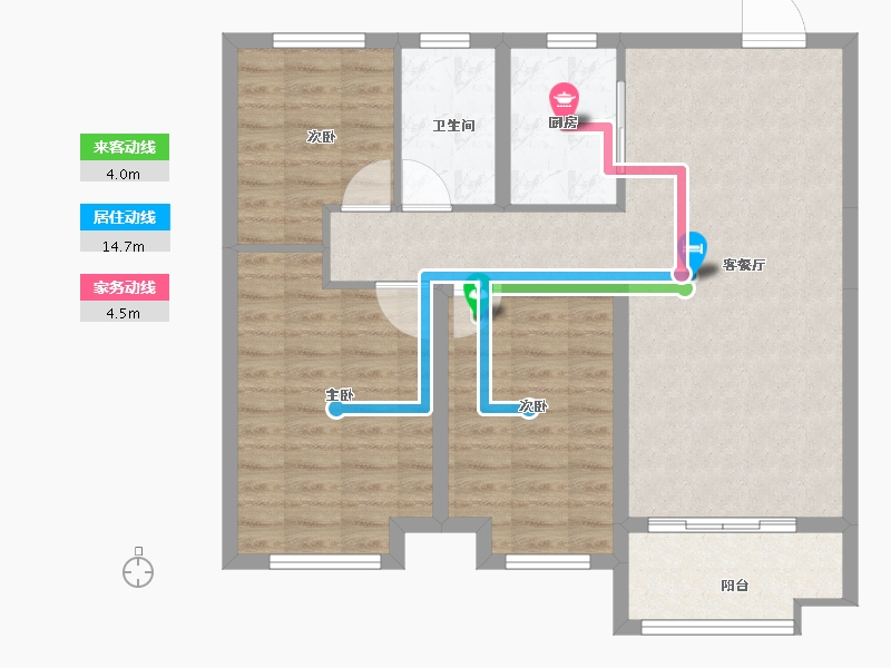 河北省-沧州市-保利拉菲公馆-86.10-户型库-动静线