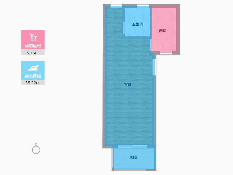 浙江省-杭州市-清正源府-36.94-户型库-动静分区