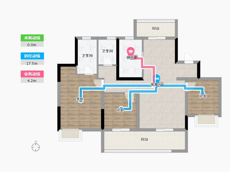 四川省-成都市-高投锦悦府-99.38-户型库-动静线