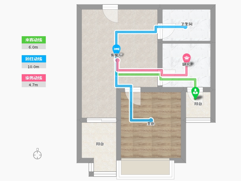 河北省-秦皇岛市-公园里-56.96-户型库-动静线