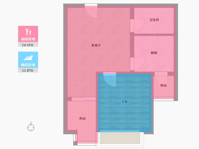 河北省-秦皇岛市-公园里-56.96-户型库-动静分区