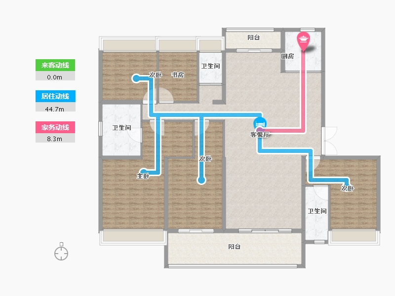 江苏省-镇江市-碧桂园凤凰城-219.01-户型库-动静线