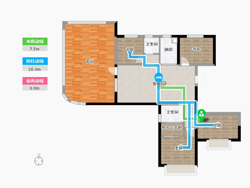 山西省-晋中市-京师城市森林花园-119.22-户型库-动静线