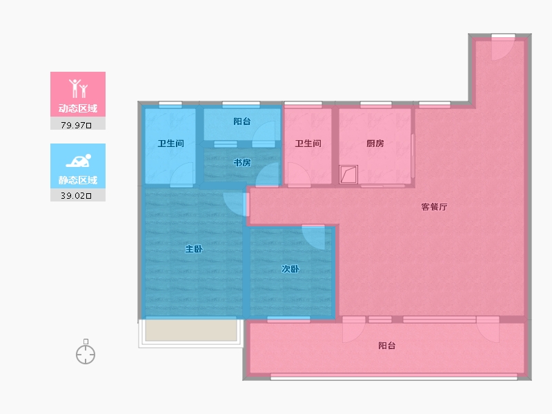 山东省-青岛市-青铁安澜地-106.28-户型库-动静分区