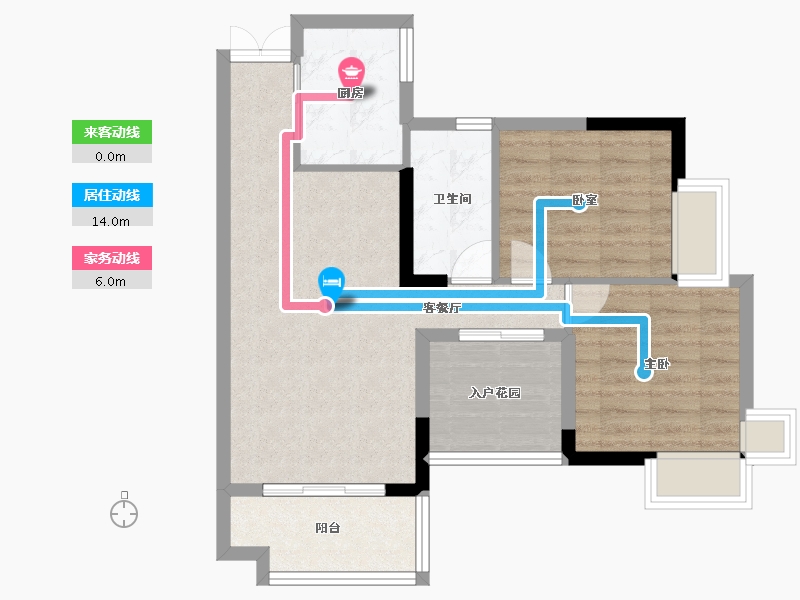 广东省-东莞市-港口华府-66.42-户型库-动静线