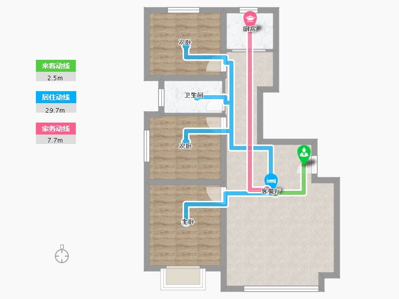 河北省-邢台市-内丘诚园-71.24-户型库-动静线