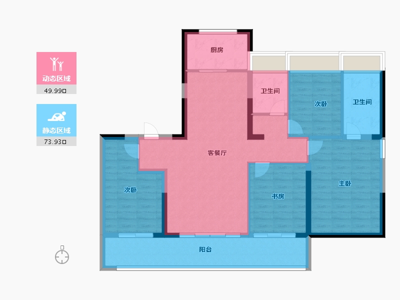 江苏省-苏州市-中建御璟峯-112.00-户型库-动静分区