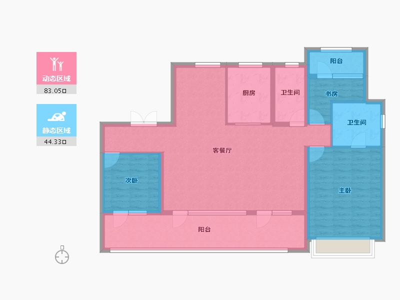 山东省-青岛市-青铁安澜地-114.40-户型库-动静分区