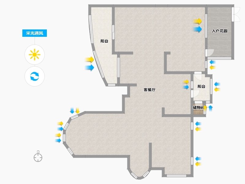 广东省-佛山市-君御海城-140.00-户型库-采光通风