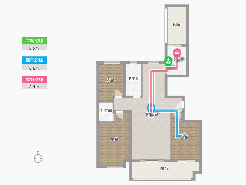 河北省-沧州市-福源-116.00-户型库-动静线