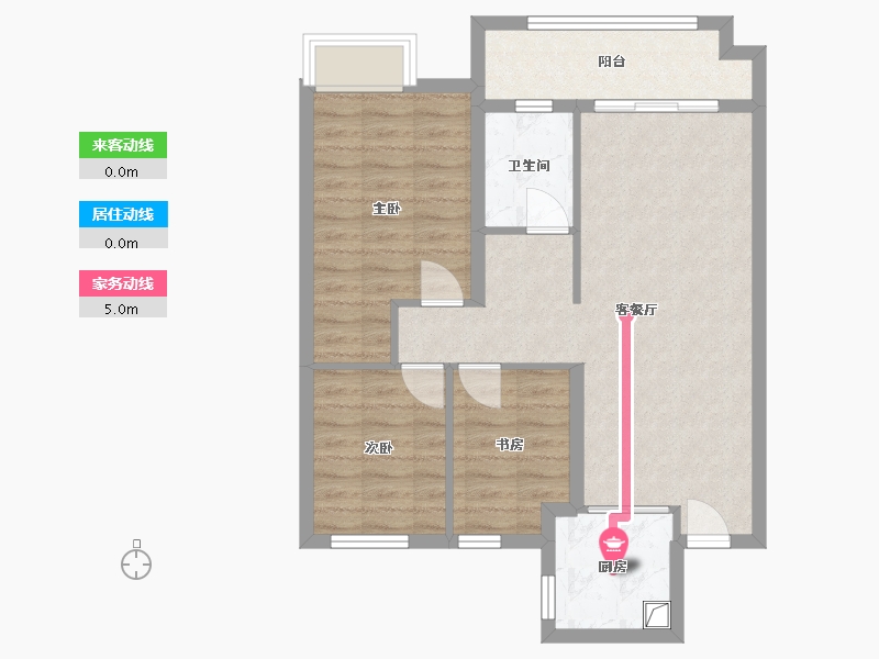 湖北省-武汉市-江南春城-72.00-户型库-动静线