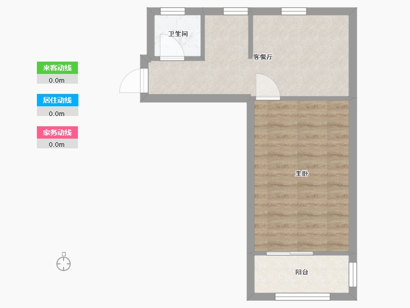 河北省-廊坊市-二四小区-44.80-户型库-动静线