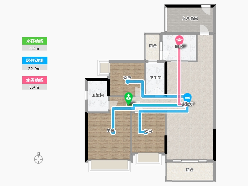 广东省-河源市-锦云颐和花园-115.29-户型库-动静线